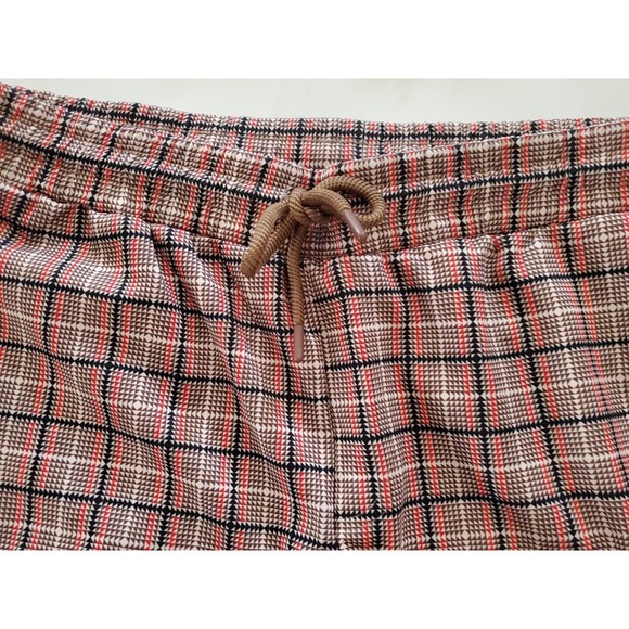 Jian Wang 2XL Men's Retro Plaid Striped Zip Up Pockets Jogger Style Track Suit - Picture 10 of 16